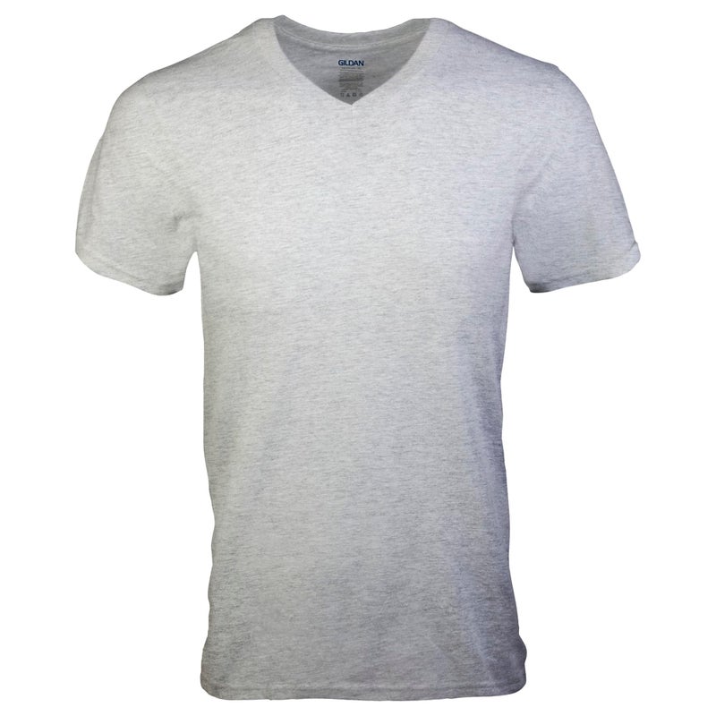 Gildan Men's V-Neck T-Shirts, Multipack, Assorted (5-Pack), Small - Image 4